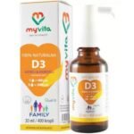 Silver Myvita Vitamin D3 400 Iu2000 Iu 30Ml