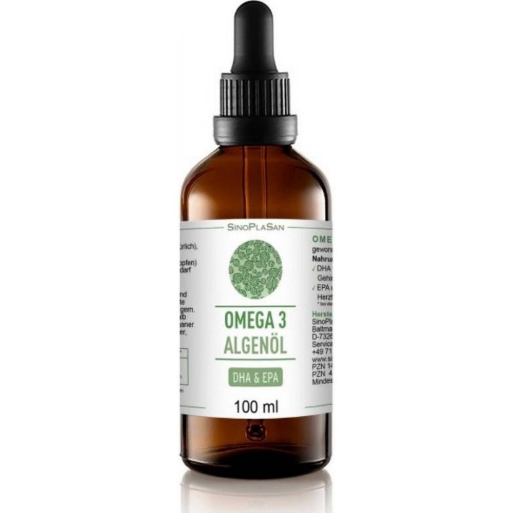 SinoPlaSan Omega 3 algae DHA+EPA olej 100 ml