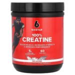 SIXSTAR, 100% creatine, unflavored, 300 g (10.58 oz.),SIXSTAR, 100% Kreatin, geschmacksneutral, 300 g (10,58 oz.)