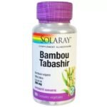 Solaray Bamboo Tabashir 300 mg 60 capsules,Bambou Tabashir 300 mg 60 gélules