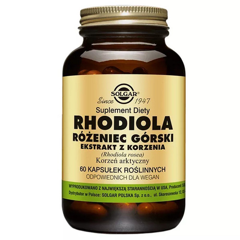 Solgar Rhodiola Rhodiola Rosea 60 caps.