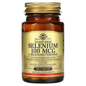 Solgar, Selenium, without yeast, 100 mcg, 100 tablets,Solgar, Selen, ohne Hefe, 100 mcg, 100 Tabletten