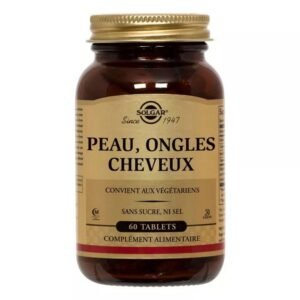Solgar Skin Nails Hair 60 Tablets, Peau Ongles Cheveux 60 Comprimés