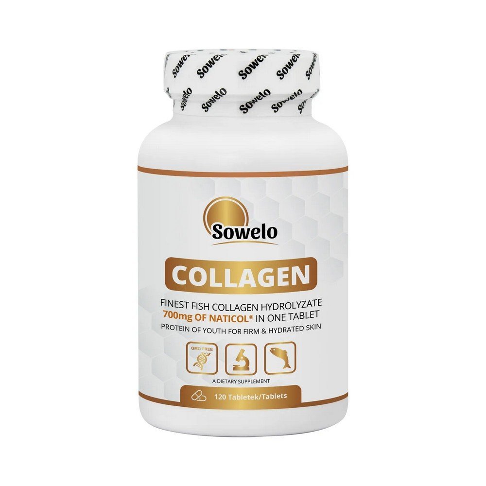 SOWELO FISH COLLAGEN HYDROLYZATE NatiCol TABLETS SKIN HYDRATION AND REGENERATION,SOWELO HYDROLIZAT KOLAGENU RYBEGO NatiCol TABLETKI NAWILŻENIE I REGENERACJA SKÓRY