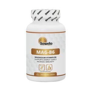 SOWELO MAGNESIUM CITRATE + VITAMIN B6 BETTER ABSORPTION ENERGY SUPPORT, 120,SOWELO CYTRYNIAN MAGNEZU + WITAMINA B6 LEPSZE PRZYSWAJANIE WSPARCIE ENERGII, 120