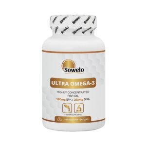SOWELO OMEGA 3 Softgels ULTRA CONCENTRATED 500mg EPA 250mg DHA,100,SOWELO OMEGA 3 kapsułki ULTRA Skoncentrowane 500mg EPA 250mg DHA,100