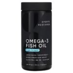 Sports Research, Omega-3 Fish Oil, Triple Strength, Omega-3 Fish Oil, Triple Strength, 180 Softgels,Sports Research, Omega-3 Fish Oil, Triple Strength, Omega-3-Fischöl, dreifache Wirkstärke, 180 Weichkapseln