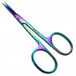 Stainless CUTICLE NAIL SCISSORS STEEL STEEL CHAMELEON