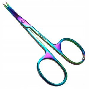 Stainless CUTICLE NAIL SCISSORS STEEL STEEL CHAMELEON