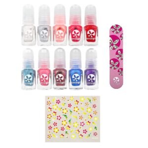 SuncoatGirl, Water-Based Nail Polish Kit, Flare & Fancy, 12 Pieces,SuncoatGirl, Nagellackset auf Wasserbasis, Flare & Fancy, 10 Stck.