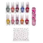 SuncoatGirl, Water-Based Nail Polish Kit, Party Palette, 12 Piece Kit,SuncoatGirl, Water-Based Nail Polish Kit, Party-Palette, 12-teiliges Set