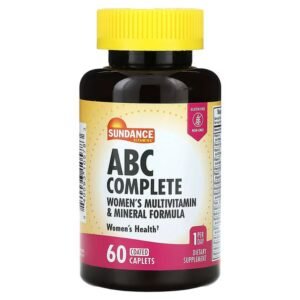 Sundance Vitamins, ABC Complete, Women's Multivitamin and Mineral Formula, 60 Coated Capsules,Sundance Vitamins, ABC Complete, Multivitamin- und Mineralstoffformel für Frauen, 60 überzogene Kapseln