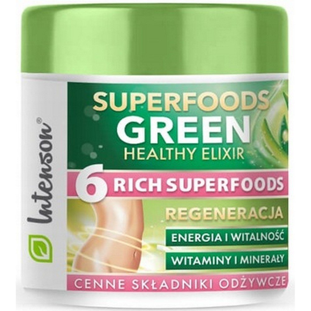 Intenson, Superfoods Green Healthy Elixir 150 g, Superfoods Zielony Zdrowy Eliksir 150 g