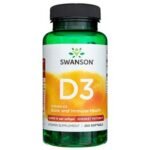 Swanson Health Products, SWANSON D3 STRONG WIT D3 250KAPS 5000IU RESISTANCE, SWANSON D3 STRONG Z ODPORNOŚCIĄ D3 250KAPS 5000IU