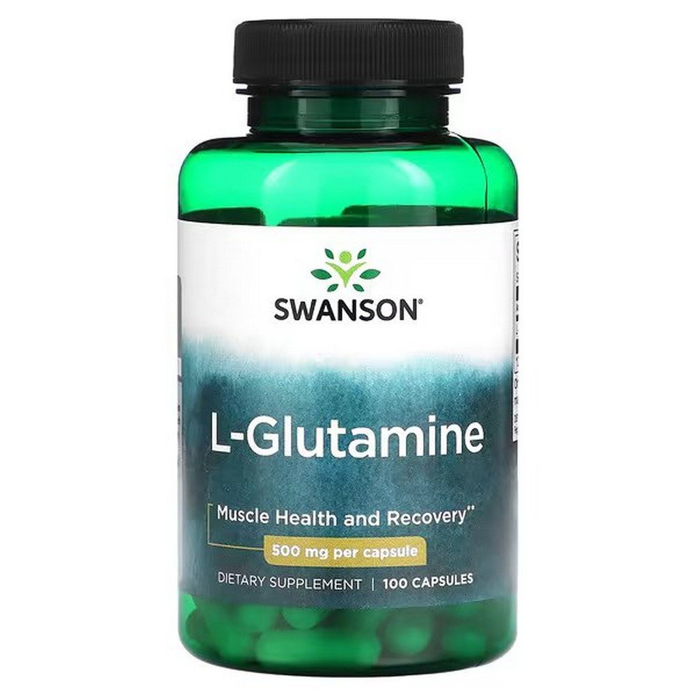 Swanson, L-Glutamine, 500 mg, 100 Capsules,Swanson, L-Glutamin, 500 mg, 100 Kapseln