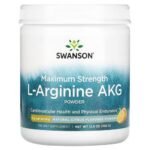 Swanson,Maximum Strength L-Arginine AKG Powder, Natural Citrus, 12.9 oz (368 g),Swanson,  L-Arginin AKG-Pulver in maximaler Stärke, natürliche Zitrusfrucht, 368 g (12,9 oz.)