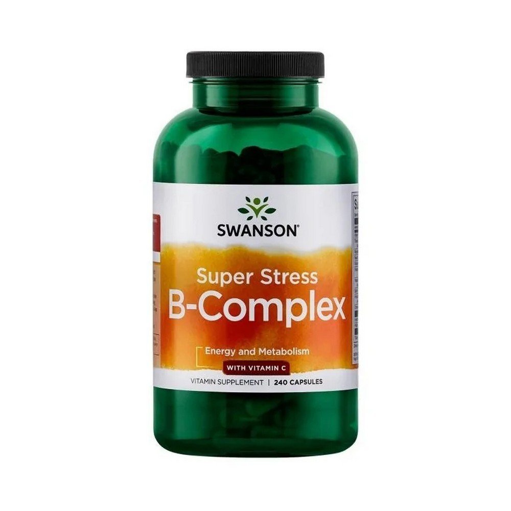 Swanson Super Stress Vitamin B Complex 240 Caps