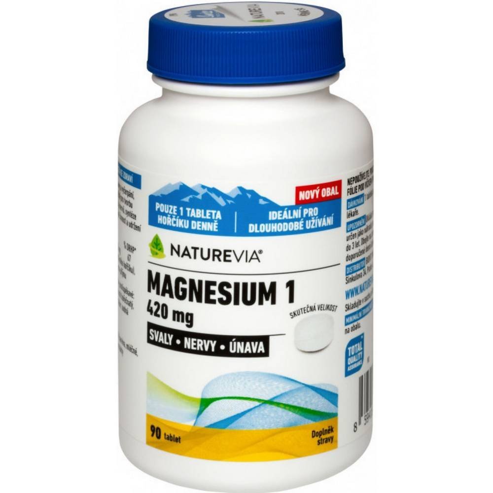 Swiss Naturevia Magnesium 1420 mg, 90