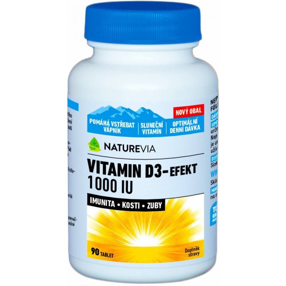 Swiss Vitamín D3-Efekt 1000I.U. 90