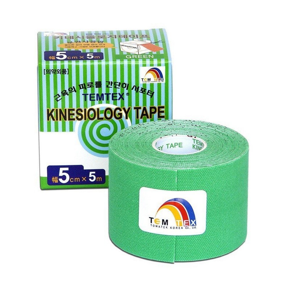 Temtex Kinesio Tape Classic green 5cm x 5m