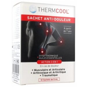 Therm-Cool Joint And Muscle Pain Relief Gel 10 Sachets, Gel Anti-Douleurs Articulaires Et Musculaires 10 Sachets