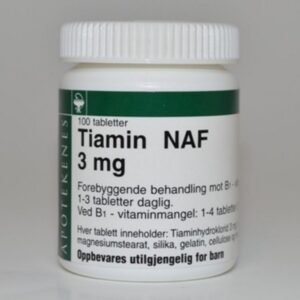 Tiamin NAF Tab 3 mg, 100