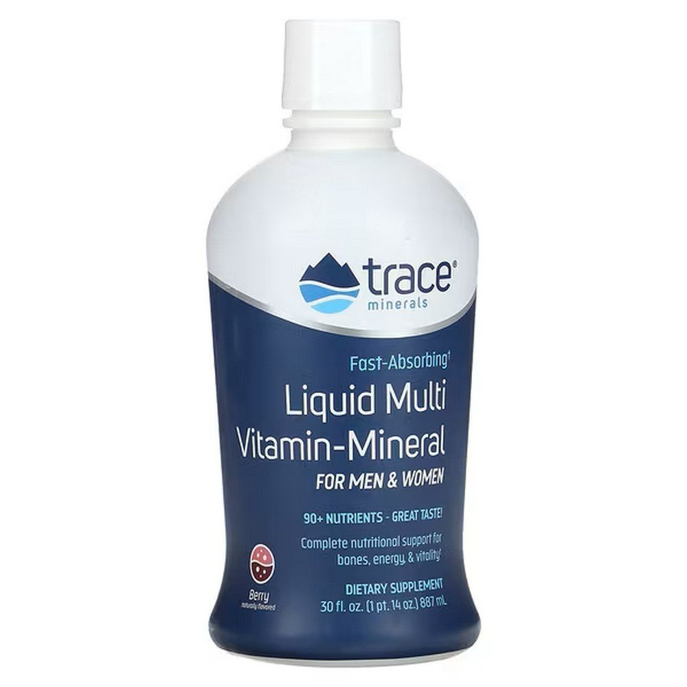 Trace Minerals ®, Liquid Multi, Vitamin-Mineral, for Men and Women, Berry, 30 fl. oz. (887 ml),Trace Minerals ®, Liquid Multi, Vitamin-Mineral, für Männer und Frauen, Beere, 887 ml (30 fl. oz.)