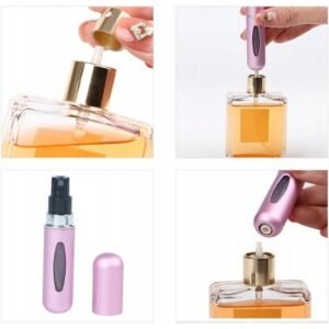 JKR,TRAVEL PERFUME ATOMIZER, 5ML FLAVOR, DISPENSER,ATOMIZER PODRÓŻNY DO PERFUM FLAKON 5ML DOZOWNIK