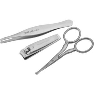 Tweezerman Men's Face and Nail Care Set,Tweezerman Herren-Gesichts- und Nagelpflegeset