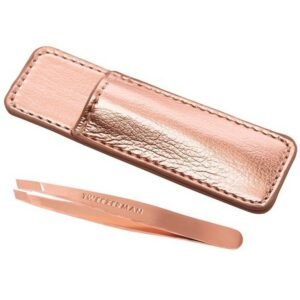 Tweezers with Case Rose Gold,Pinzette mit Etui aus Roségold