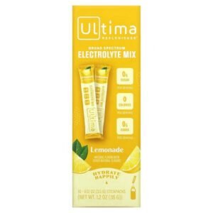 Ultima Replenisher, Electrolyte Powder, Lemon, 10 packets, 3.5 g each,Ultima Replenisher, Elektrolyten-Puder, Zitrone, 10 Pakete, je 3,5 g