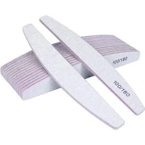 URAQT 16pcs nail files 100/180, double-sided nail files,URAQT 16 sztuk pilników do paznokci 100/180, dwustronne pilniki do paznokci