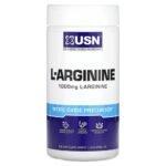 USN, L-Arginine, L-Arginine, 1,000 mg, 60 capsules (500 mg per capsule),USN, L-Arginine, L-Arginin, 1.000 mg, 60 Kapseln (500 mg pro Kapsel)