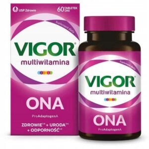 USP Zdrowie ,Dietary supplement  Vigor multivitamin ONA 60 ,Suplement diety Vigor multiwitamina, ONA 60,