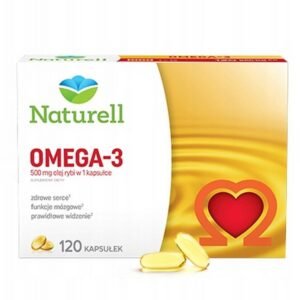 USP Zdrowie,Dietary supplement Naturell Omega-3 120, capsules 120 pcs,Suplement diety Naturell Omega-3 120, kapsułki 120 szt.,