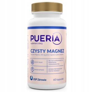 USP Zdrowie,Dietary supplement USP Health Pueria Pure Magnesium 100 mg 60,Suplement diety USP Health Pueria Czysty Magnez 100 mg 60,