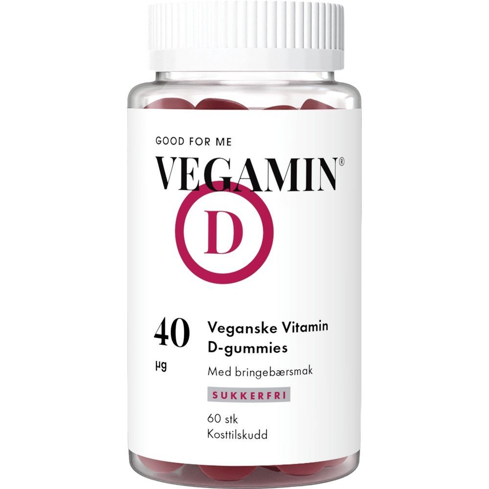 Vegamin D Raspberry 40µg sugar-free 60