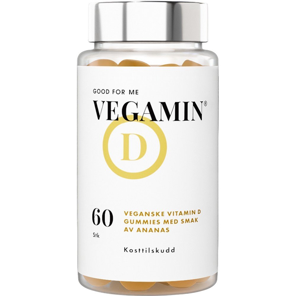 Vegamin D vegan vitamin D3 gummies, 60