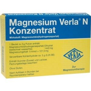 VERLA Magnesium Verla N Concentrate Powder 20 pcs.,VERLA Magnesium Verla N Konzentrat Pulver 20 Stk.
