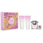 Gianni Versace ,Versace Bright Crystal 90 ml EDT + balm + gel + miniature,Versace Bright Crystal 90 ml EDT + balsam + żel + miniaturka