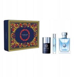 Gianni Versace ,Versace Pour Homme set eau de toilette 100ml EDT + eau de toilette 10ml EDT + deodorant stick 75ml,Versace Pour Homme zestaw woda toaletowa 100ml EDT + woda toaletowa 10ml EDT + dezodorant sztyft 75ml