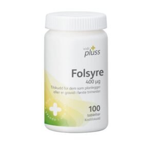 Vidi plus folic acid 400mcg 100