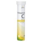 Vidi plus vitamin C 1000mg effervescent tablets orange flavor 20
