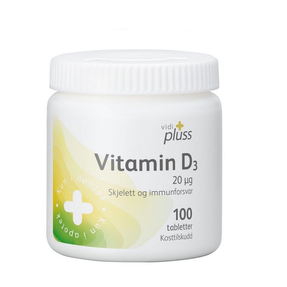 Vidi plus vitamin D 20mcg 100