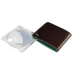 Viewlux ,Viewlux magnifier with leather case 5x, 50 mm,Viewlux lupa s koženým pouzdrem 5x, 50 mm