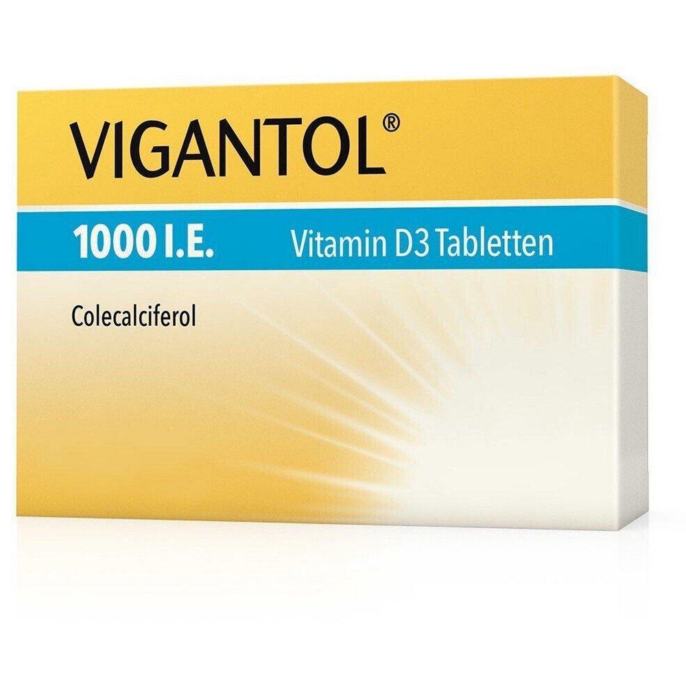 Vigantol 1,000 I.E. Vitamin D3 tablets 200 pcs., Vigantol 1.000 I.E. Vitamin D3 Tabletten 200 Stk.