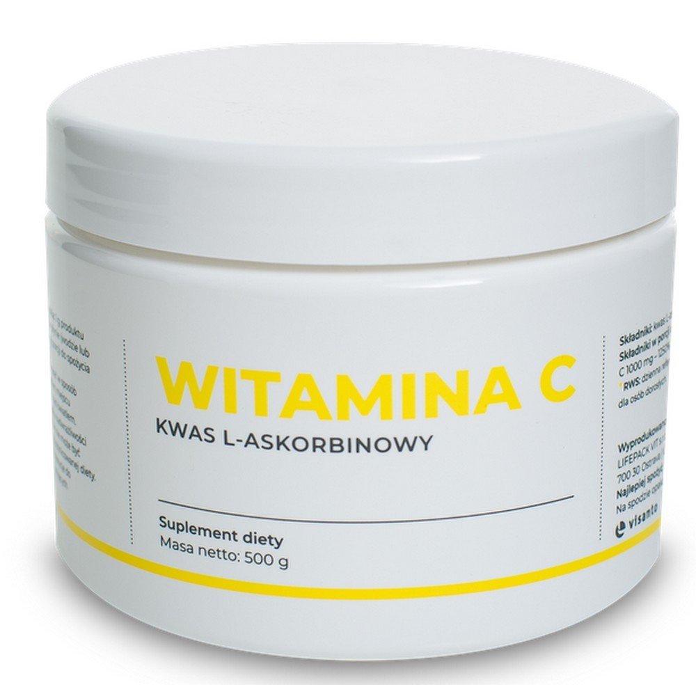 Visanto Vitamin C 500g Powder Jerzy Zieba, FREE P&P,Visanto Witamina C 500g w proszku Jerzy Zięba, DOSTAWA GRATIS