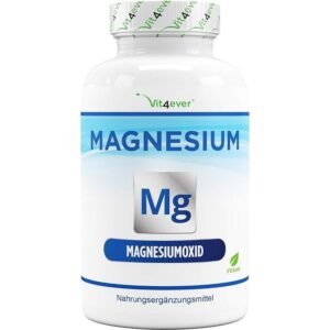 Vit4Ever Magnesium dietary supplement 400 mg magnesium capsules 365 pcs,Vit4Ever Suplement diety magnez 400 mg kapsułki 365 szt.Vit4Ever