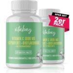Vitabay Vitamin C High Dose 1000 mg from Calcium Ascorbate Vegan 240 Vitamin C Tablets, Vitabay Vitamin C hochdosiert 1000 mg aus Calciumascorbat vegan 240 Vitamin C Tabletten
