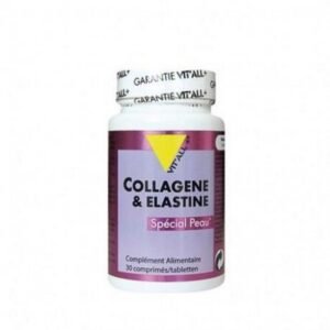 Vitall + Collagen & Elastin 30 tablets, Collagène & Élastine 30 comprimés